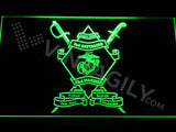 2nd Battalion 23rd Marines LED Neon Sign Electrical - Green - TheLedHeroes