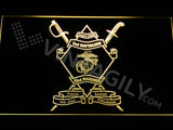 FREE 2nd Battalion 23rd Marines LED Sign - Yellow - TheLedHeroes