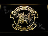 3rd Battalion 1st Marines LED Neon Sign USB - Yellow - TheLedHeroes