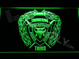 3rd Battalion 4th Marines LED Neon Sign USB - Green - TheLedHeroes