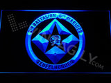 3rd Battalion 6th Marines LED Neon Sign Electrical - Blue - TheLedHeroes