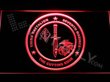 3rd Battalion 7th Marines LED Neon Sign Electrical - Red - TheLedHeroes