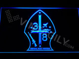 3rd Battalion 8th Marines LED Neon Sign Electrical - Blue - TheLedHeroes