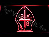 3rd Battalion 8th Marines LED Neon Sign Electrical - Red - TheLedHeroes