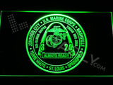 3rd Battalion 24th Marines LED Neon Sign USB - Green - TheLedHeroes