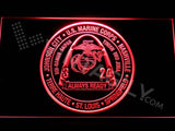 3rd Battalion 24th Marines LED Neon Sign Electrical - Red - TheLedHeroes