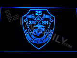 3rd Battalion 25th Marines LED Neon Sign Electrical - Blue - TheLedHeroes