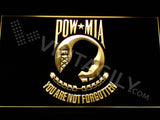 Prisoners Of War - Missing In Action (POW-MIA) LED Sign - Yellow - TheLedHeroes