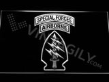 Special Forces Airborne LED Neon Sign Electrical - White - TheLedHeroes