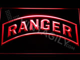 US Army Ranger LED Neon Sign Electrical - Red - TheLedHeroes