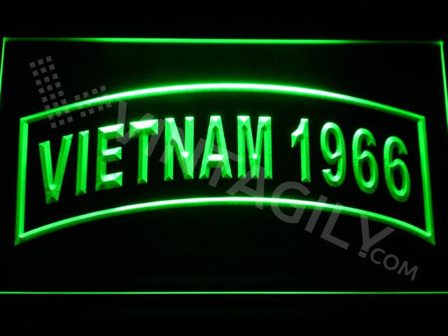 Vietnam 1966 LED Neon Sign Electrical - Green - TheLedHeroes