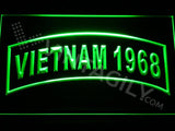 Vietnam 1968 LED Neon Sign USB - Green - TheLedHeroes