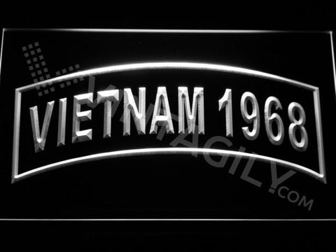 Vietnam 1968 LED Neon Sign USB - White - TheLedHeroes