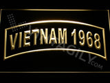 Vietnam 1968 LED Neon Sign USB - Yellow - TheLedHeroes