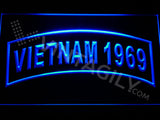 FREE Vietnam 1969 LED Sign - Blue - TheLedHeroes