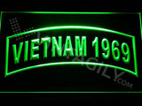 Vietnam 1969 LED Neon Sign USB - Green - TheLedHeroes