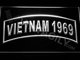 FREE Vietnam 1969 LED Sign - White - TheLedHeroes