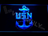 US Navy LED Neon Sign Electrical - Blue - TheLedHeroes