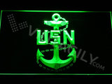 US Navy LED Neon Sign Electrical - Green - TheLedHeroes