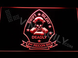 2nd Reconnaissance Battalion LED Neon Sign Electrical - Red - TheLedHeroes