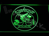 2nd Tank Battalion LED Neon Sign Electrical - Green - TheLedHeroes