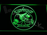 2nd Tank Battalion LED Sign - Green - TheLedHeroes