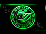 3rd Infantry Division (Operation Iraqi) LED Neon Sign Electrical - Green - TheLedHeroes