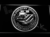 3rd Infantry Division (Operation Iraqi) LED Neon Sign USB -  - TheLedHeroes