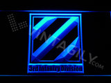 FREE 3rd Infantry Division LED Sign - Blue - TheLedHeroes