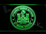 4th Combat Engineer Battalion LED Neon Sign Electrical - Green - TheLedHeroes