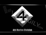 4th Marine Division LED Neon Sign Electrical - White - TheLedHeroes