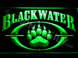 Black Water (Academi) LED Neon Sign Electrical - Green - TheLedHeroes