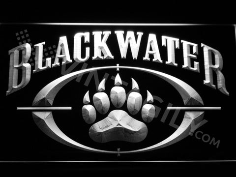 FREE Black Water (Academi) LED Sign - White - TheLedHeroes