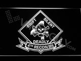 4th Reconnaissance Battalion LED Neon Sign Electrical - White - TheLedHeroes