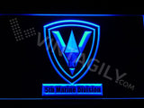 5th Marine Division LED Neon Sign Electrical - Blue - TheLedHeroes