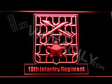 16th Infantry Regiment LED Sign - Red - TheLedHeroes