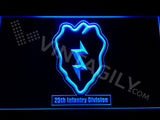 25th Infantry Division LED Neon Sign Electrical - Blue - TheLedHeroes