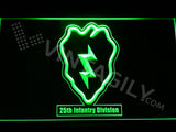 25th Infantry Division LED Sign - Green - TheLedHeroes