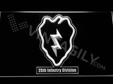 FREE 25th Infantry Division LED Sign - White - TheLedHeroes