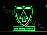 26th Infantry Regiment LED Neon Sign Electrical - Green - TheLedHeroes