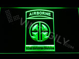 82nd Airborne Division LED Sign - Green - TheLedHeroes