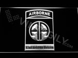 82nd Airborne Division LED Sign - White - TheLedHeroes