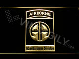 82nd Airborne Division LED Sign - Yellow - TheLedHeroes