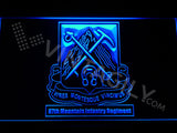 FREE 87th Mountain Infantry Regiment LED Sign - Blue - TheLedHeroes