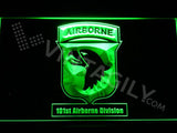 101st Airborne Division LED Neon Sign USB - Green - TheLedHeroes