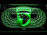 FREE 101st Airborne Division Wings LED Sign - Green - TheLedHeroes