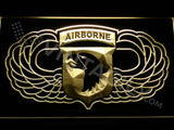 101st Airborne Division Wings LED Neon Sign Electrical - Yellow - TheLedHeroes