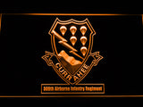 506th Airborne Infantry Regiment LED Sign - Orange - TheLedHeroes