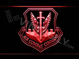 Air Combat Command LED Neon Sign USB - Red - TheLedHeroes