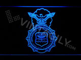 US Department of the Air Force LED Neon Sign USB - Blue - TheLedHeroes